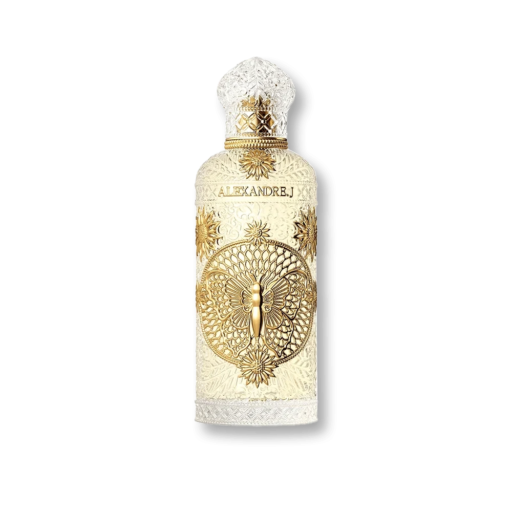 Alexandre J . Art Nouveau Collection Butterfly manufacturer bottle, linked from the supplied product catalogue.