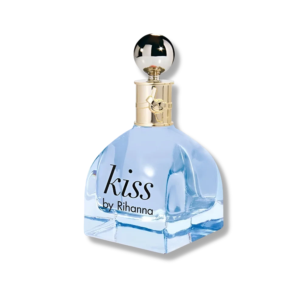 Rihanna Kiss manufacturer bottle, linked from the supplied product catalogue.