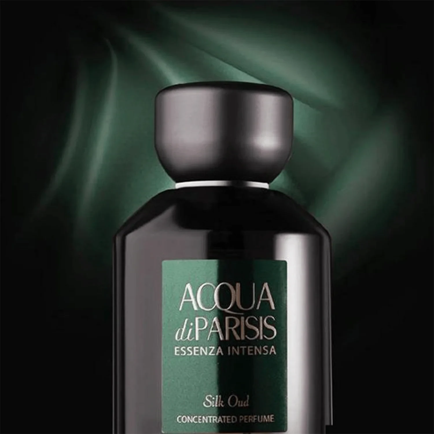 Acqua Di Parisis Essenza Intensa Silk Oud manufacturer bottle, linked from the supplied product catalogue.