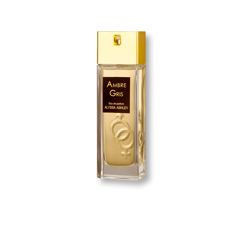 Alyssa Ashley Ambre Gris manufacturer bottle, linked from the supplied product catalogue.