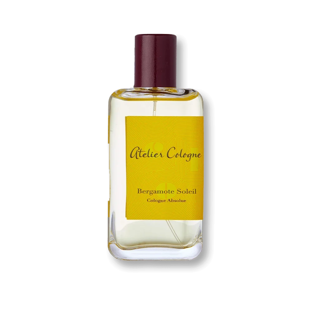 Atelier Cologne Bergamote Soleil Absolue manufacturer bottle, linked from the supplied product catalogue.