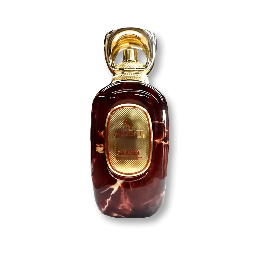 Ardent Garnet manufacturer bottle, linked from the supplied product catalogue.