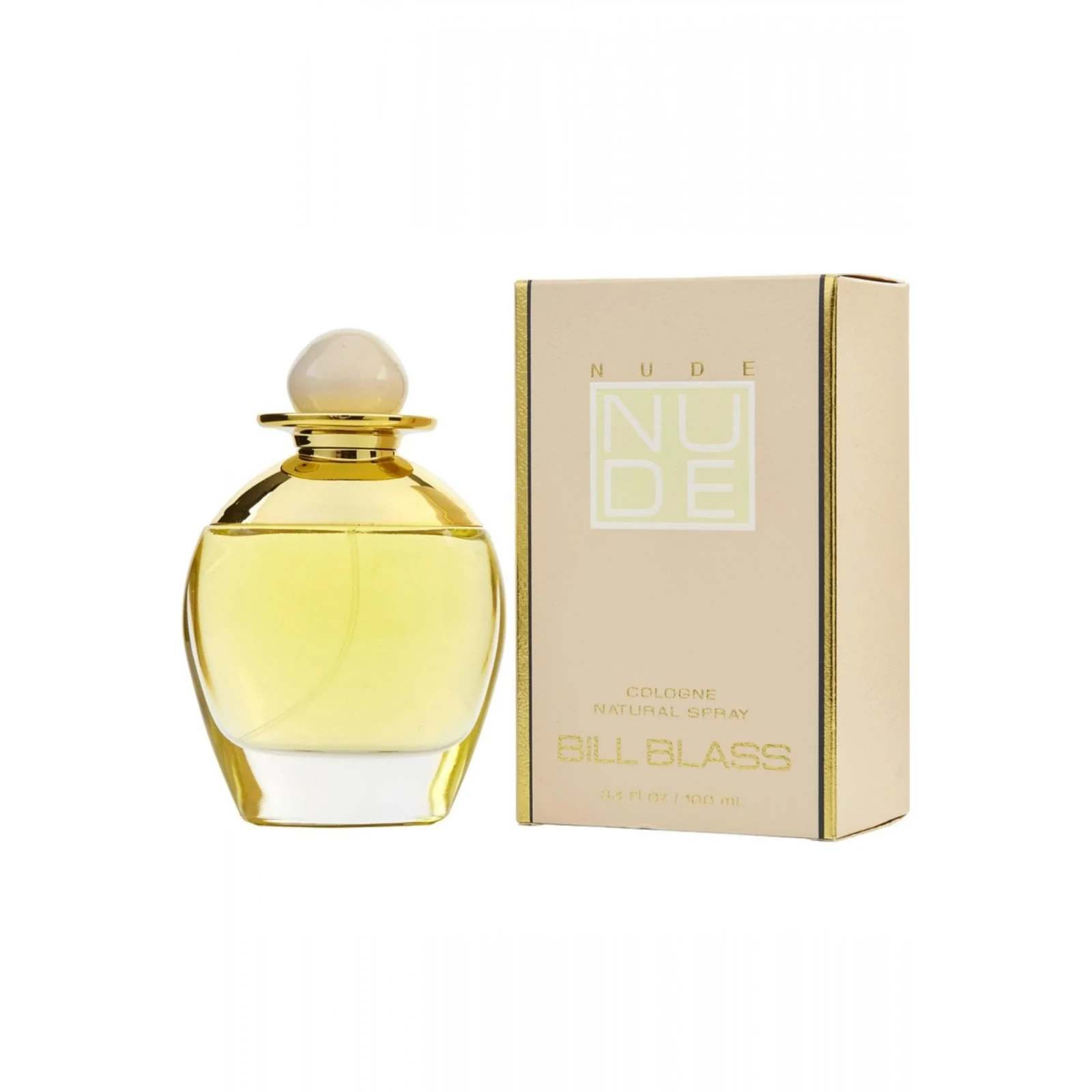 Bill Blass Nude manufacturer bottle, linked from the supplied product catalogue.