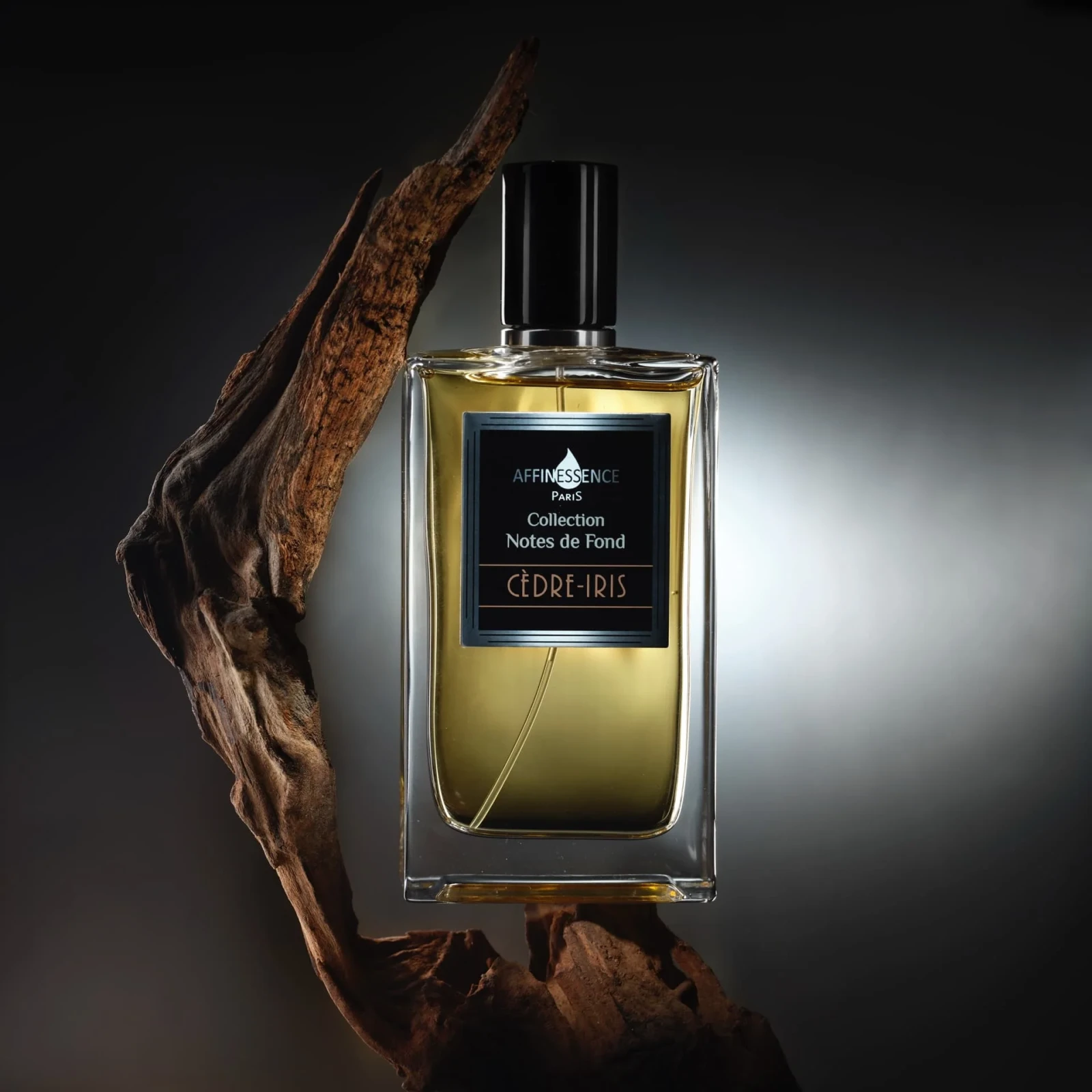 Affinessence Cedre Iris manufacturer bottle, linked from the supplied product catalogue.