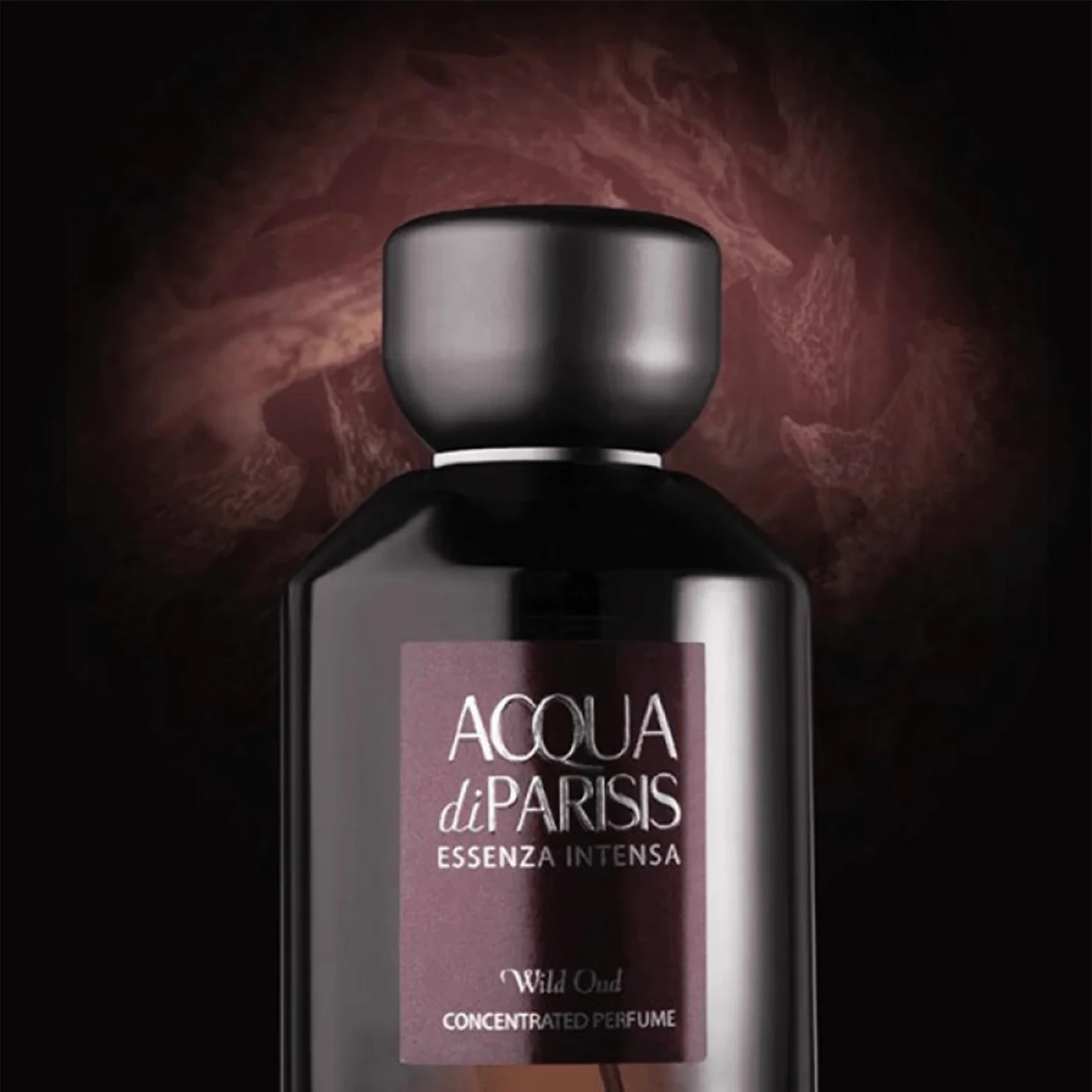 Acqua Di Parisis Essenza Intensa Wild Oud manufacturer bottle, linked from the supplied product catalogue.