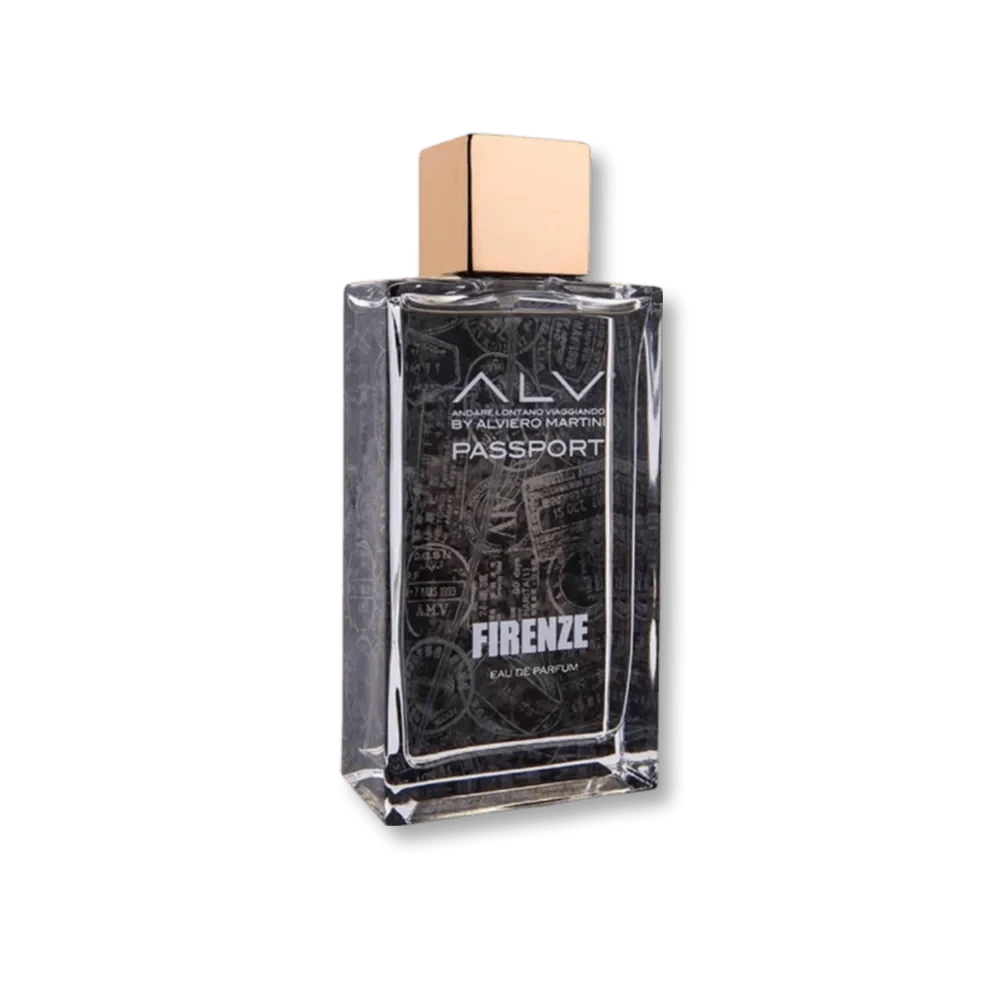 Alviero Martini Firenze manufacturer bottle, linked from the supplied product catalogue.