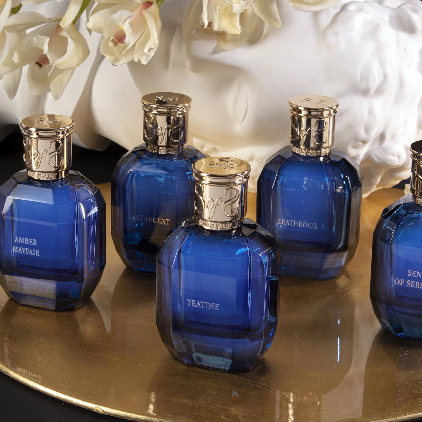 Sense Of Scent Mayfair Collection Leathedor manufacturer bottle, linked from the supplied product catalogue.