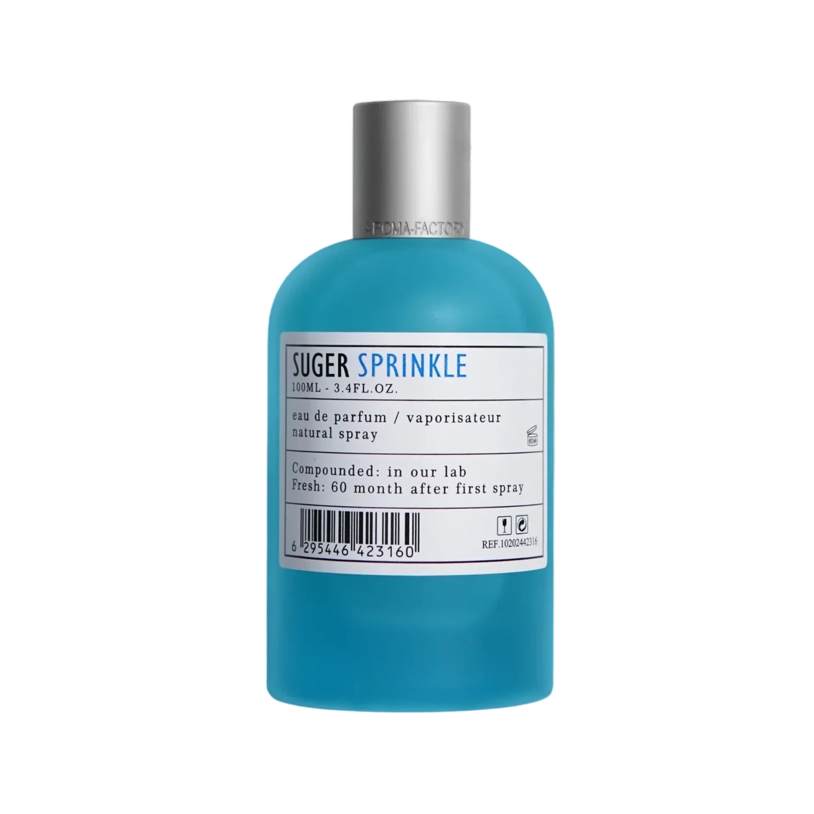 AMD Perfumes Aro Fac Suger Sprinkle manufacturer bottle, linked from the supplied product catalogue.