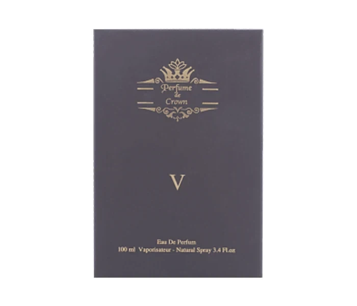 Perfume De Crown VI manufacturer bottle, linked from the supplied product catalogue.