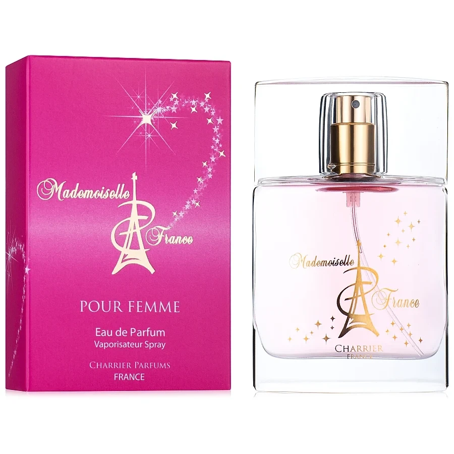 Charrier Parfums Mademoiselle France Pour Femme manufacturer bottle, linked from the supplied product catalogue.