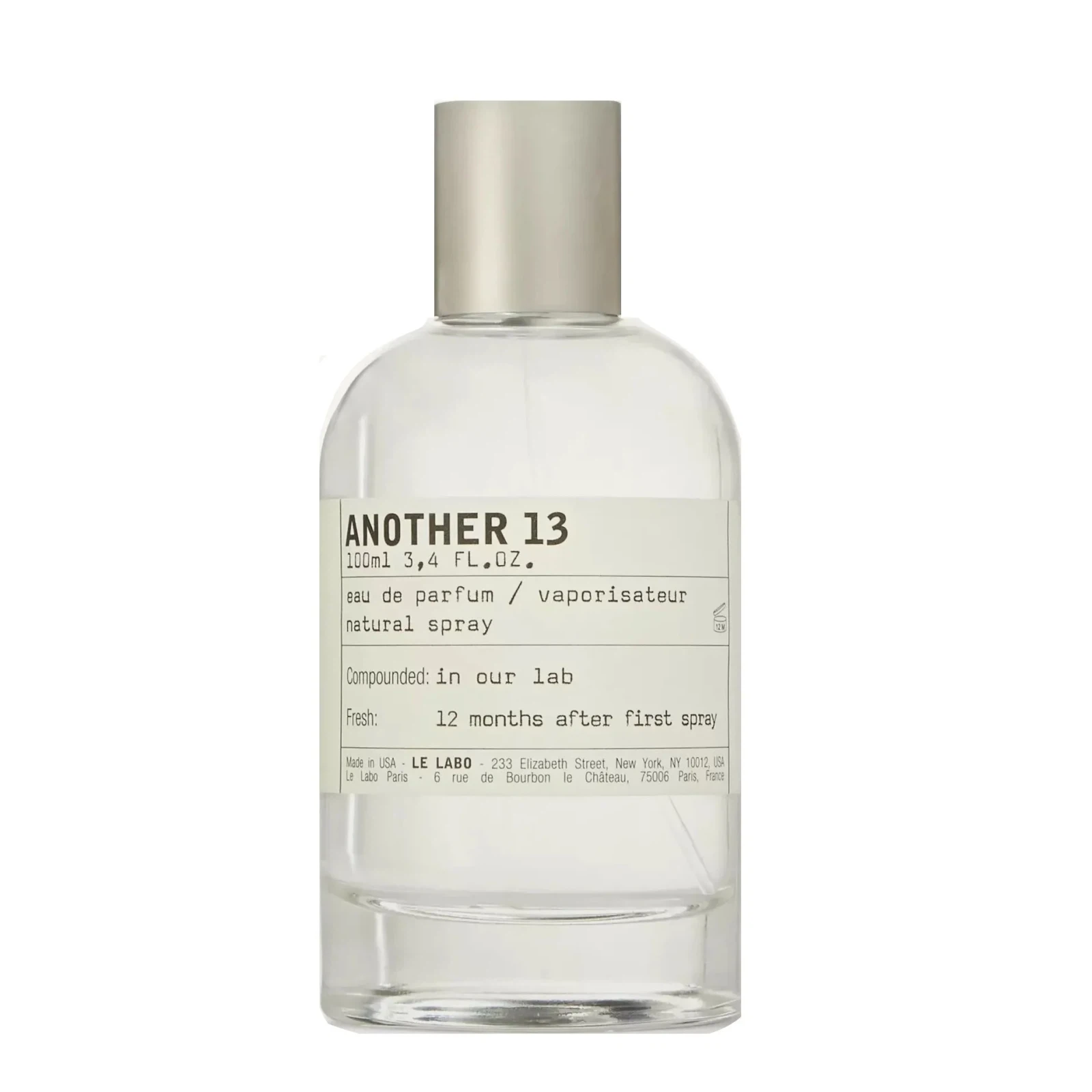 Le Labo Another 13 manufacturer bottle, linked from the supplied product catalogue.