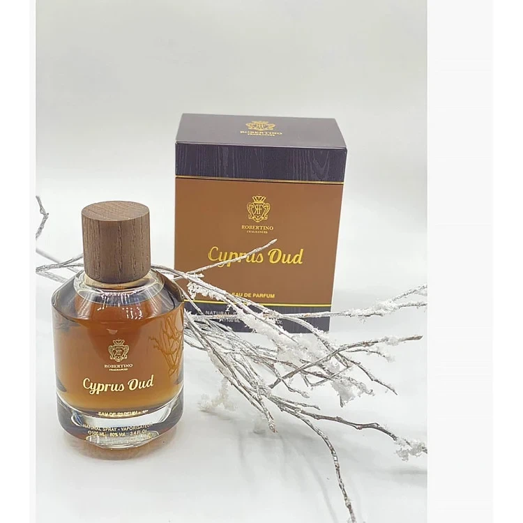 Robertino Cyprus Oud manufacturer bottle, linked from the supplied product catalogue.