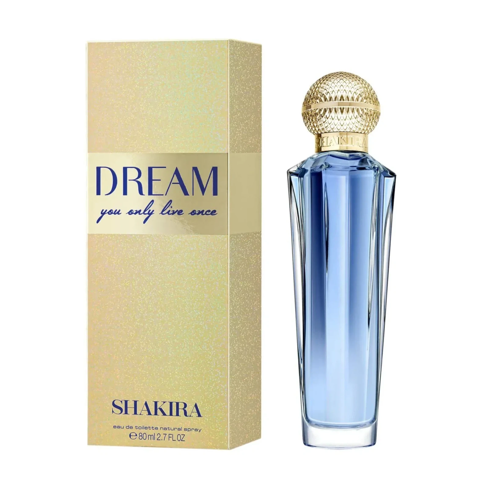 Shakira Dream manufacturer bottle, linked from the supplied product catalogue.