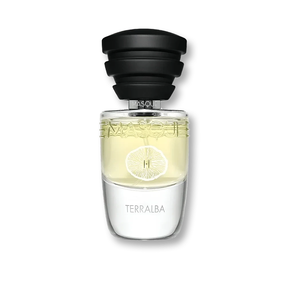 Masque Milano I I Terralba Delphine Thierry manufacturer bottle, linked from the supplied product catalogue.