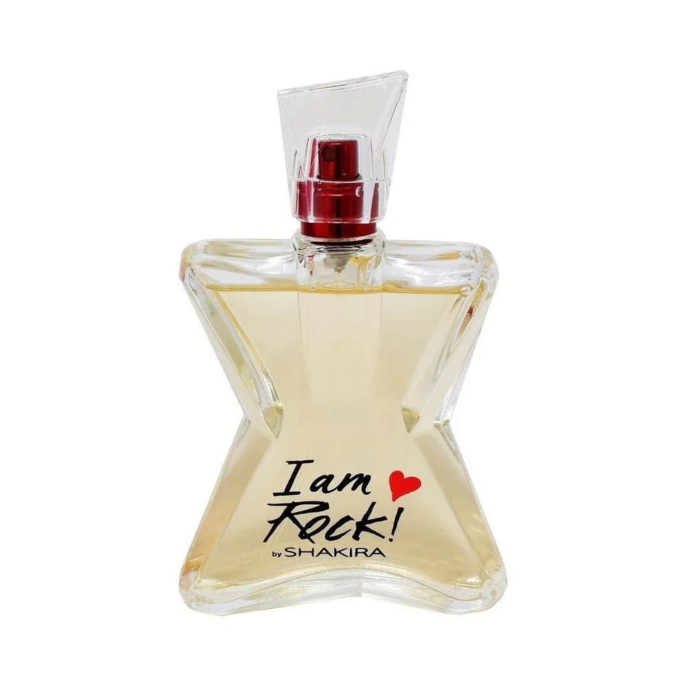 Shakira I Am Rock manufacturer bottle, linked from the supplied product catalogue.