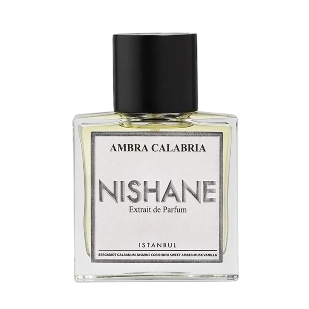 Nishane Ambra Calabria manufacturer bottle, linked from the supplied product catalogue.