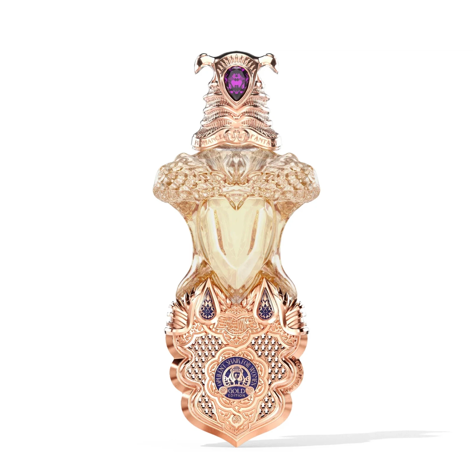 Shaik Opulent Shaik Gold Edition Amethyst Parfum (Women) manufacturer bottle, linked from the supplied product catalogue.