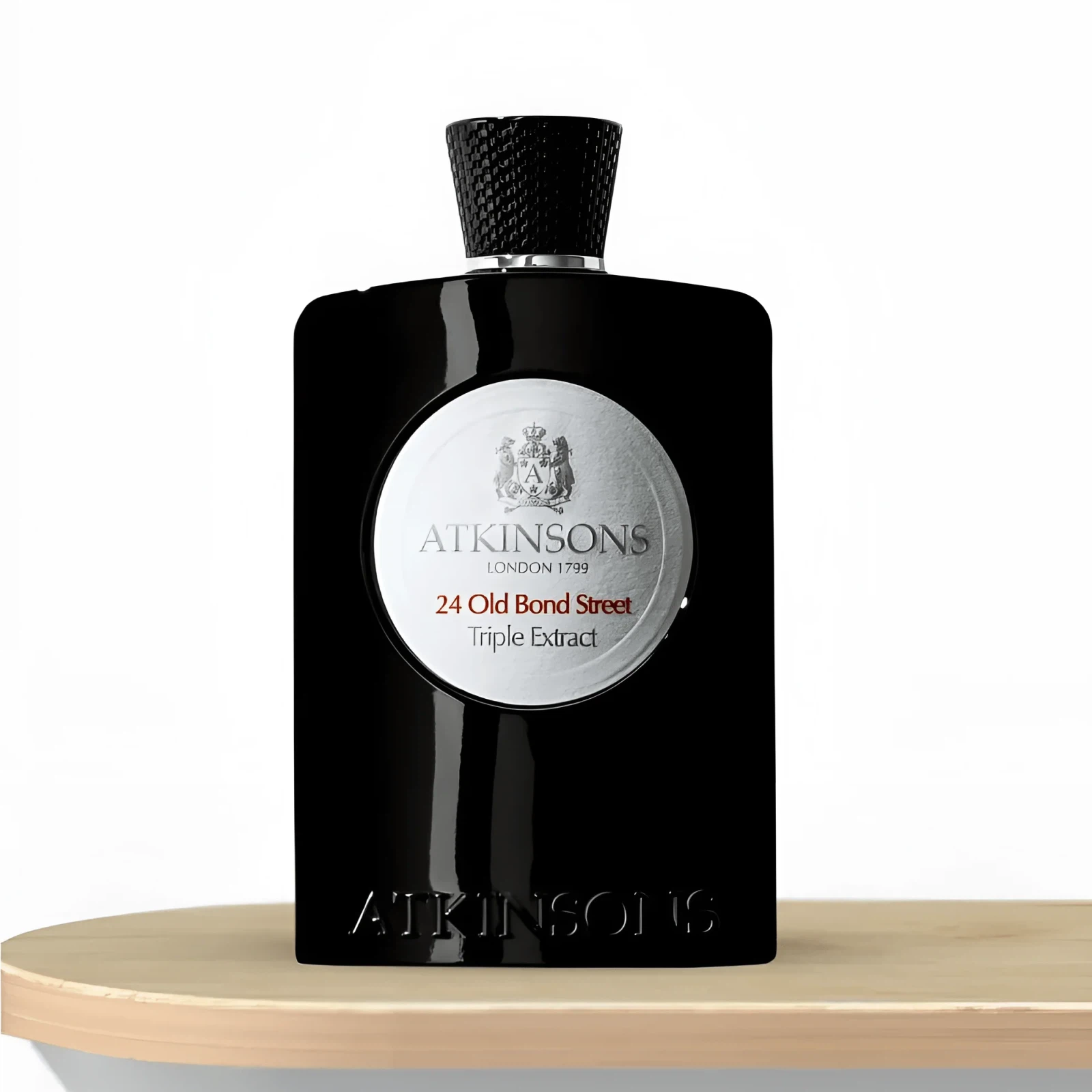 Atkinsons 24 Old Bond Street Triple Extract manufacturer bottle, linked from the supplied product catalogue.