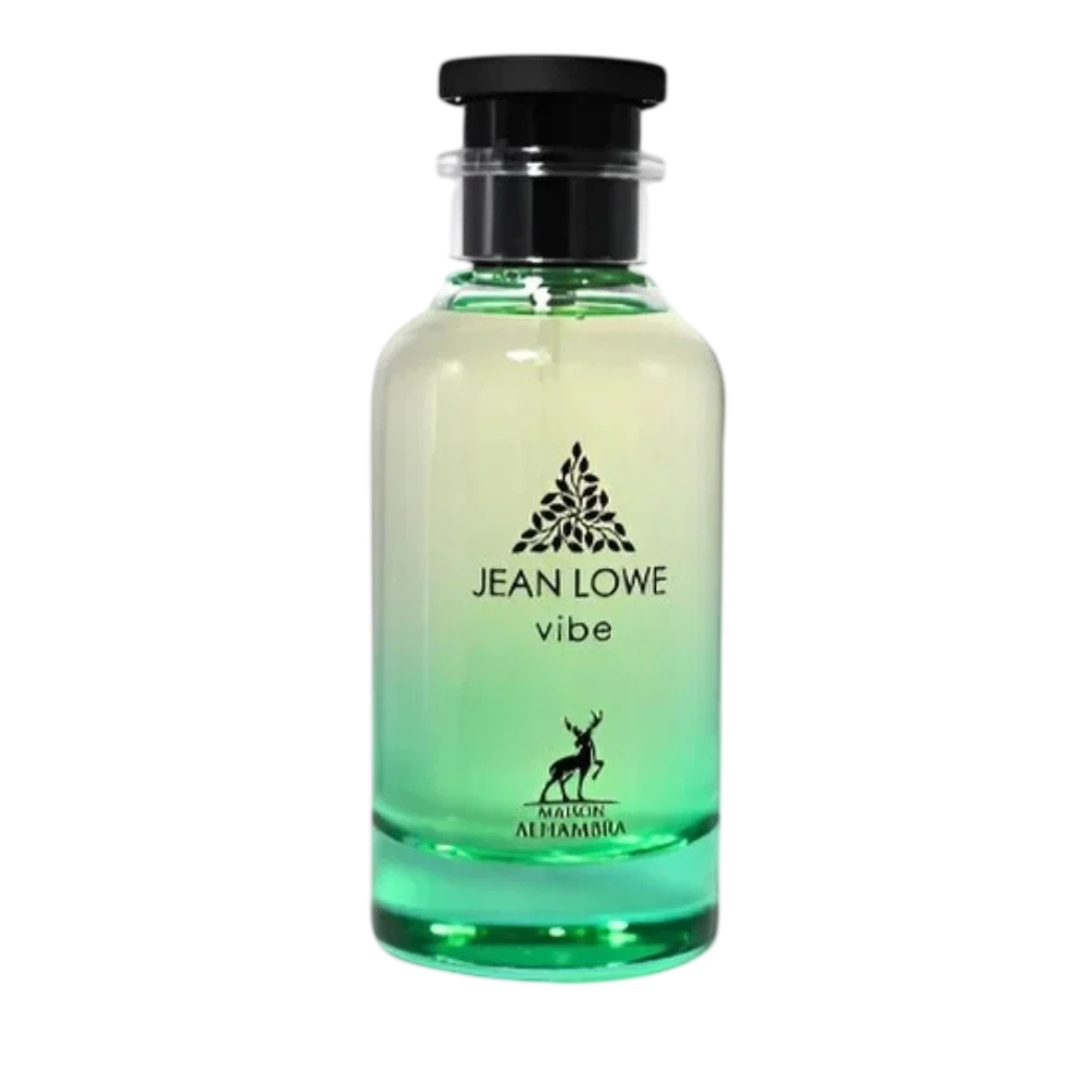 Maison Alhambra Jean Lowe Vibe manufacturer bottle, linked from the supplied product catalogue.