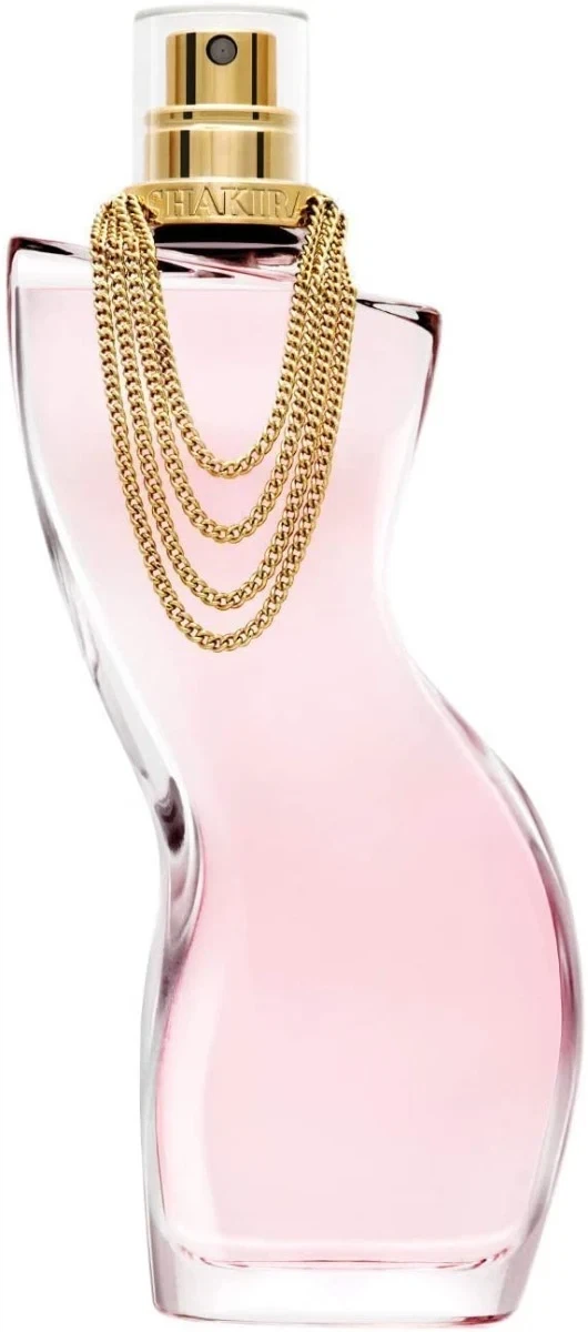 Shakira DANCE manufacturer bottle, linked from the supplied product catalogue.