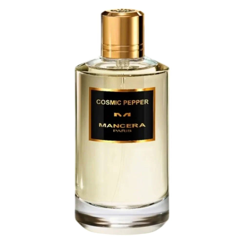 Mancera Cosmic Pepper Oriental Woody manufacturer bottle, linked from the supplied product catalogue.