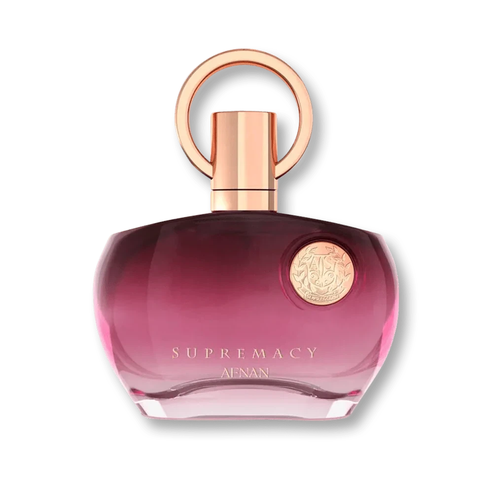 Afnan Supremacy Purple manufacturer bottle, linked from the supplied product catalogue.