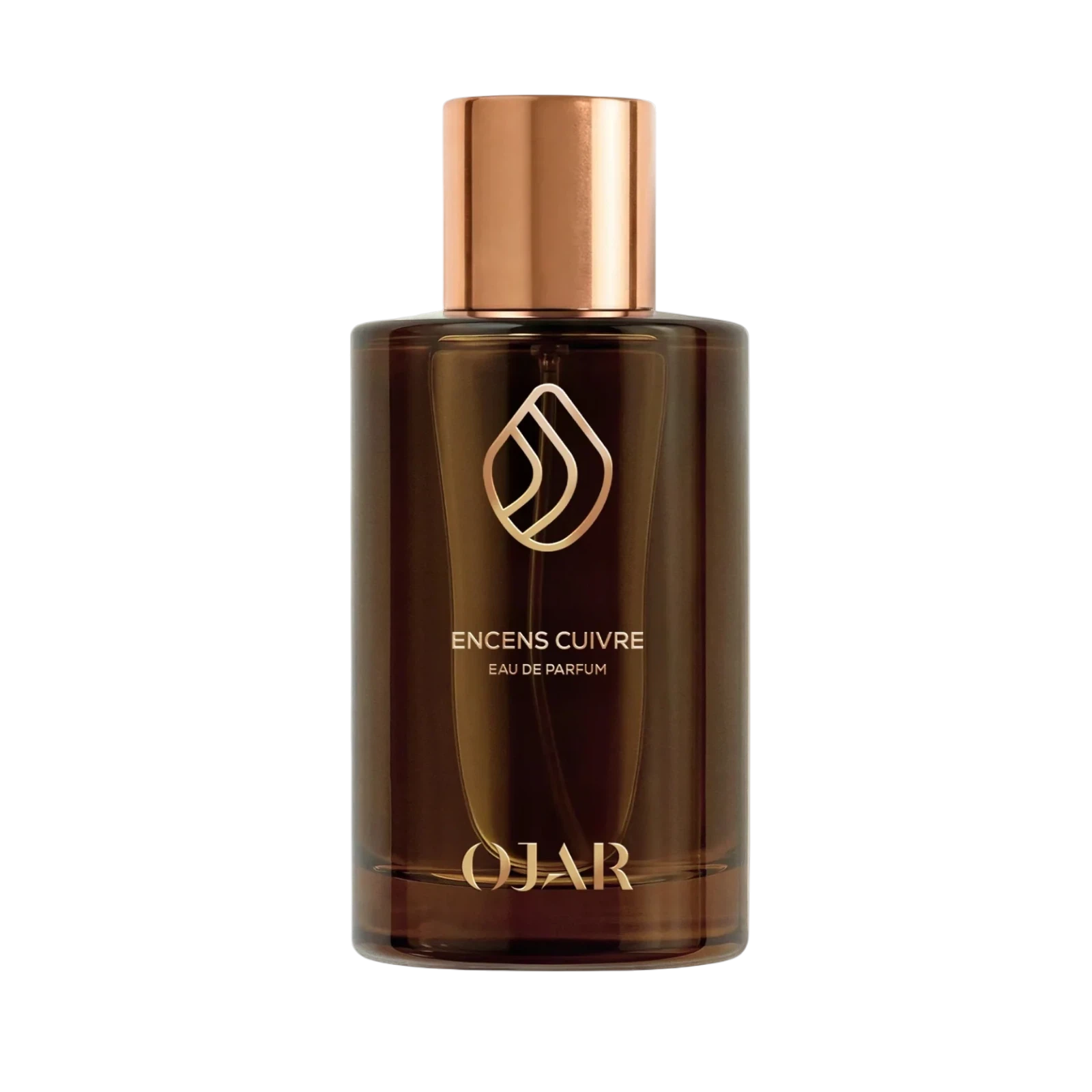 Ojar ENCENS CUIVRE Amber Woody manufacturer bottle, linked from the supplied product catalogue.