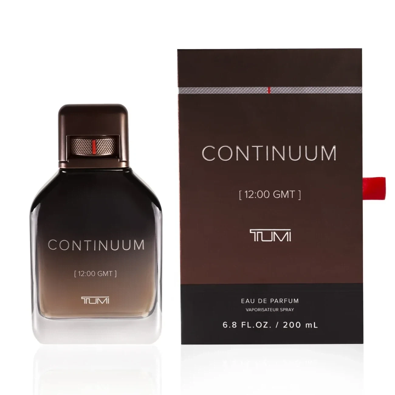 Tumi Continuum manufacturer bottle, linked from the supplied product catalogue.