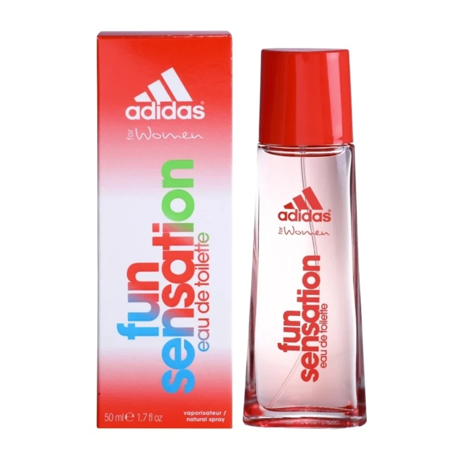 Adidas Fun Sensation manufacturer bottle, linked from the supplied product catalogue.