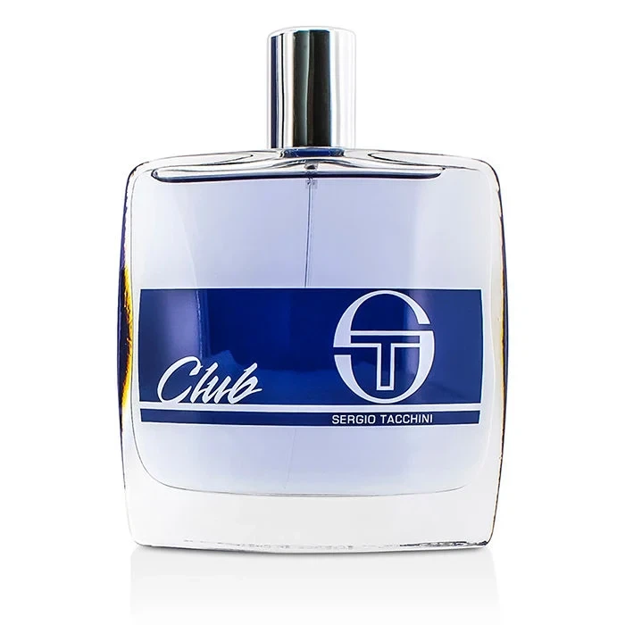 Sergio Tacchini CLUB MEN manufacturer bottle, linked from the supplied product catalogue.