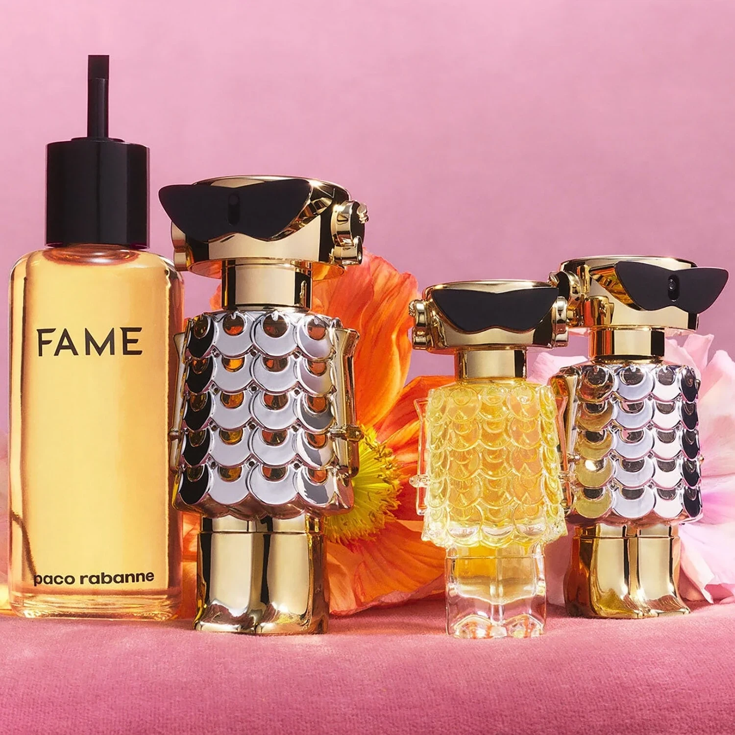 RABANNE FRAGRANCES Fame manufacturer bottle, linked from the supplied product catalogue.
