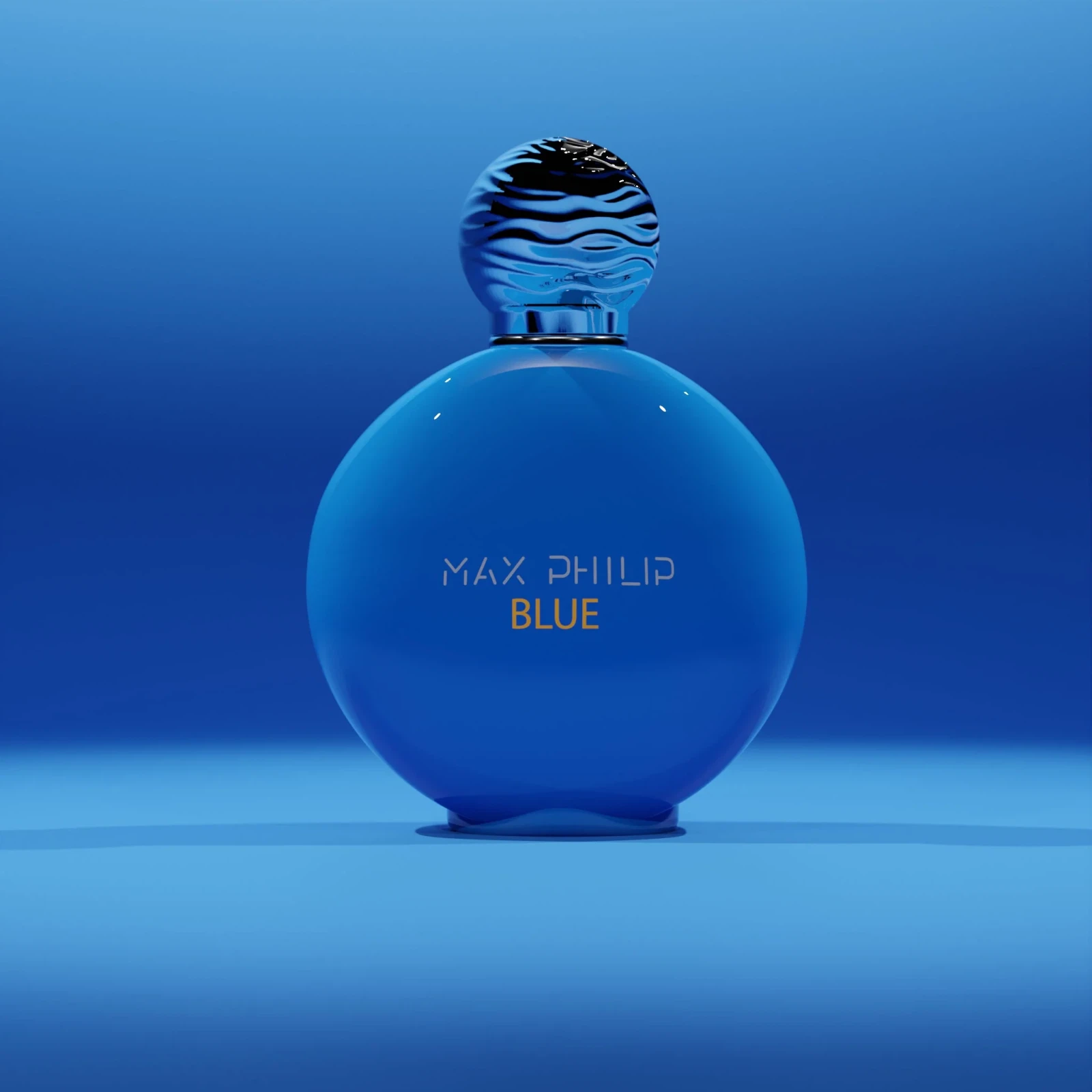 Max Philip Blue manufacturer bottle, linked from the supplied product catalogue.