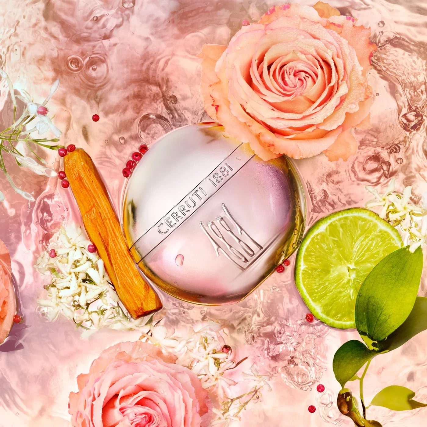 Cerruti 1881 Reve De Roses manufacturer bottle, linked from the supplied product catalogue.