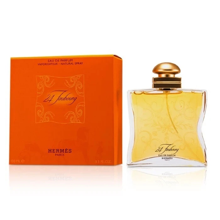 Hermes 24 FAUBOURG LIMITED EDITION manufacturer bottle, linked from the supplied product catalogue.