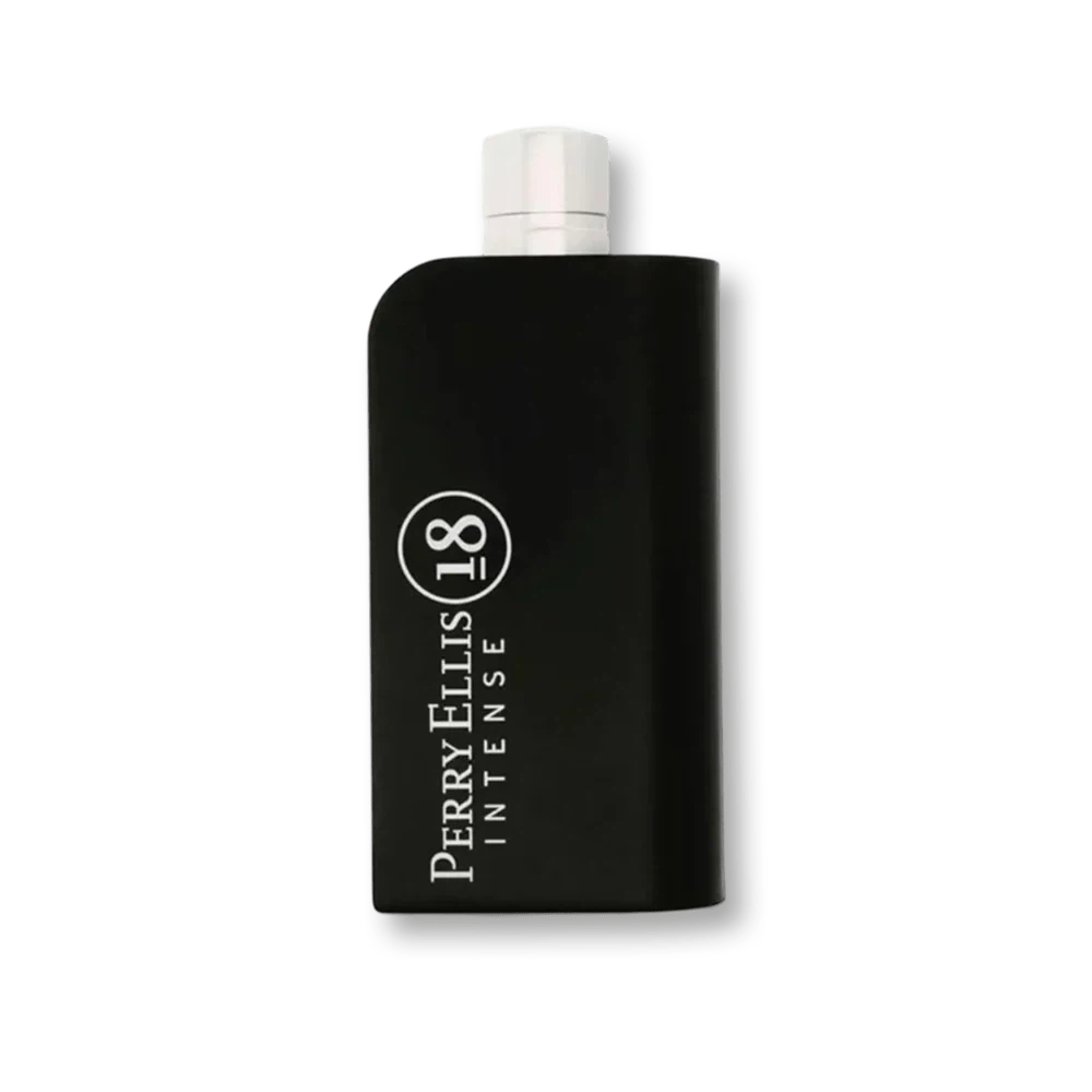 Perry Ellis 18 Intense manufacturer bottle, linked from the supplied product catalogue.