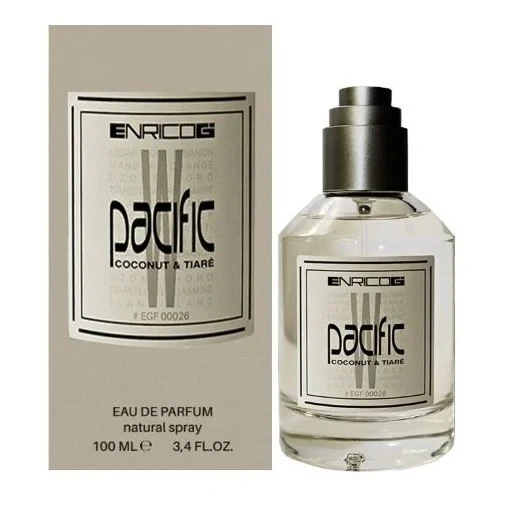 Enrico GI PACIFIC COCONUT & TIARE & Women. manufacturer bottle, linked from the supplied product catalogue.