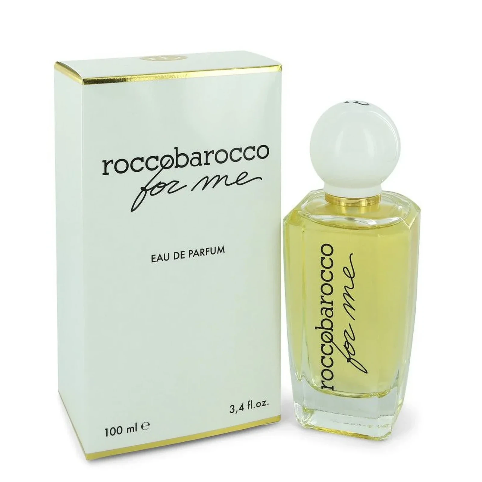 Roccobarocco For Me manufacturer bottle, linked from the supplied product catalogue.