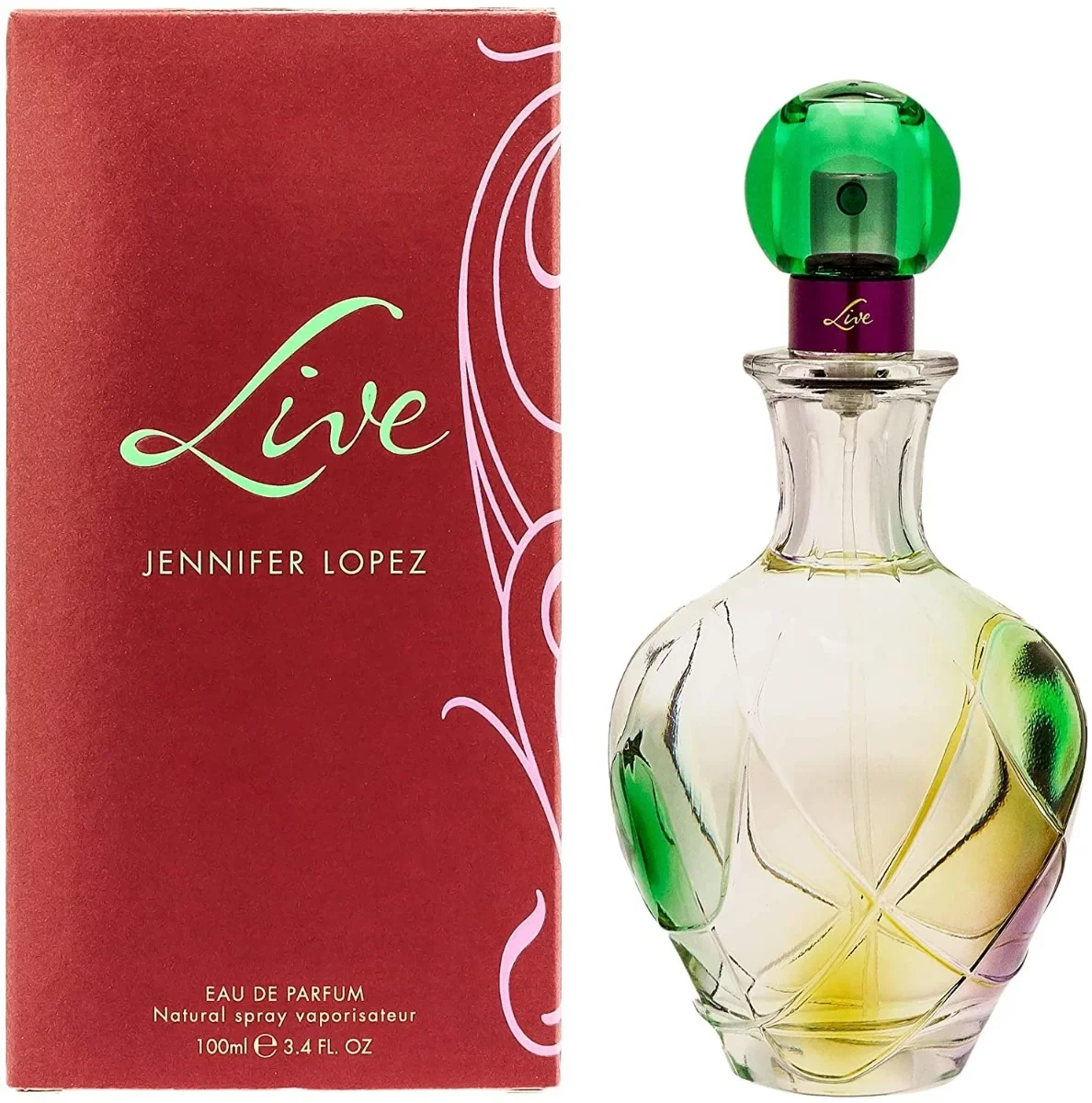Jennifer Lopez Live Eau de For manufacturer bottle, linked from the supplied product catalogue.