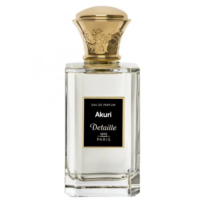 Detaille Prestige Akuri manufacturer bottle, linked from the supplied product catalogue.