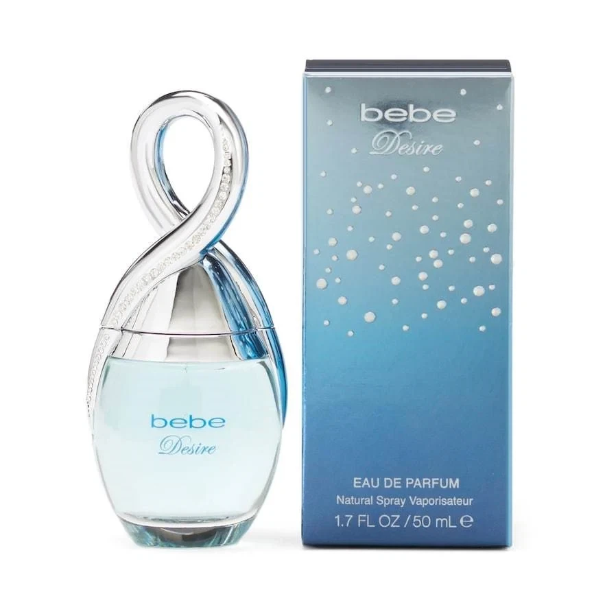 bebe DESIRE manufacturer bottle, linked from the supplied product catalogue.