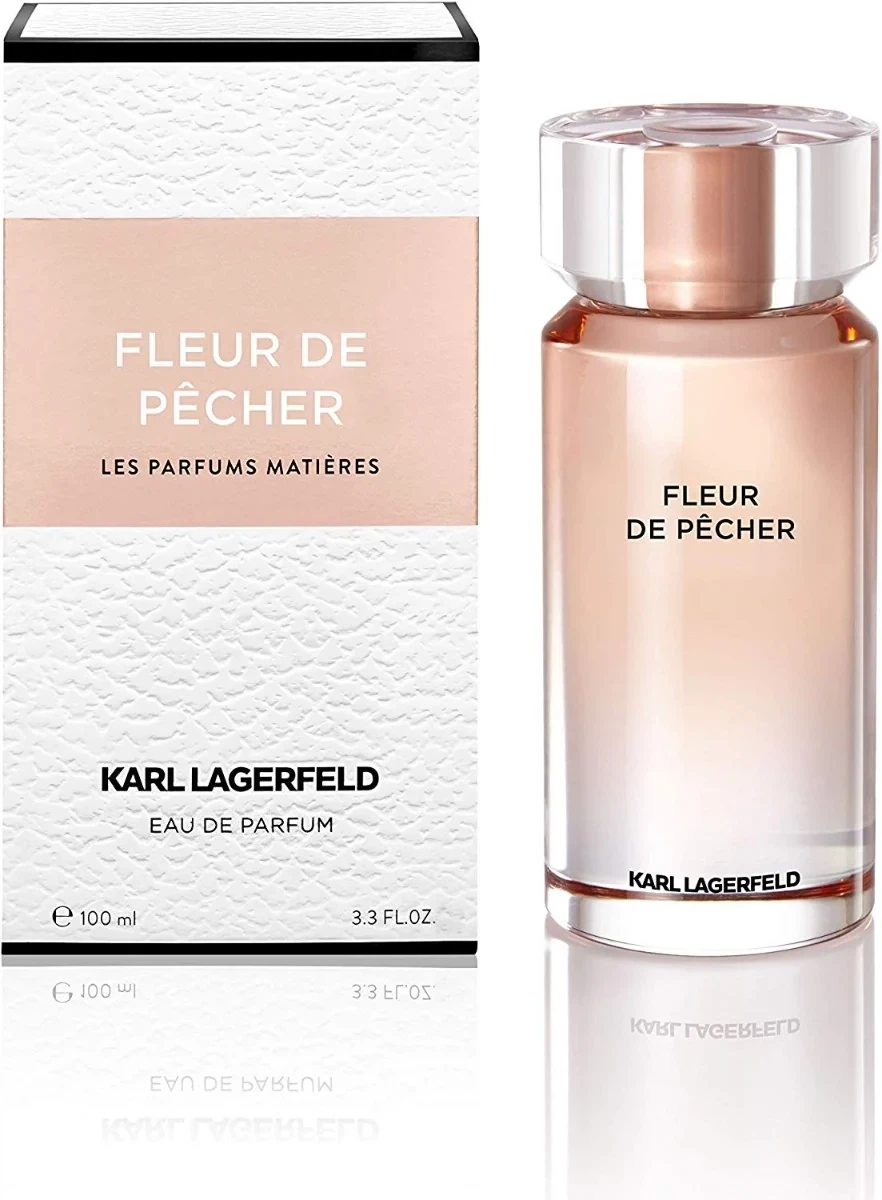 Karl Lagerfeld Fleur De Pecher manufacturer bottle, linked from the supplied product catalogue.