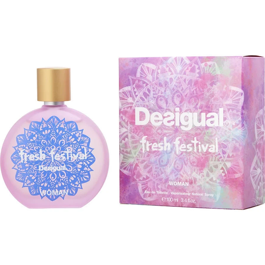Desigual Fresh Festival Woman manufacturer bottle, linked from the supplied product catalogue.