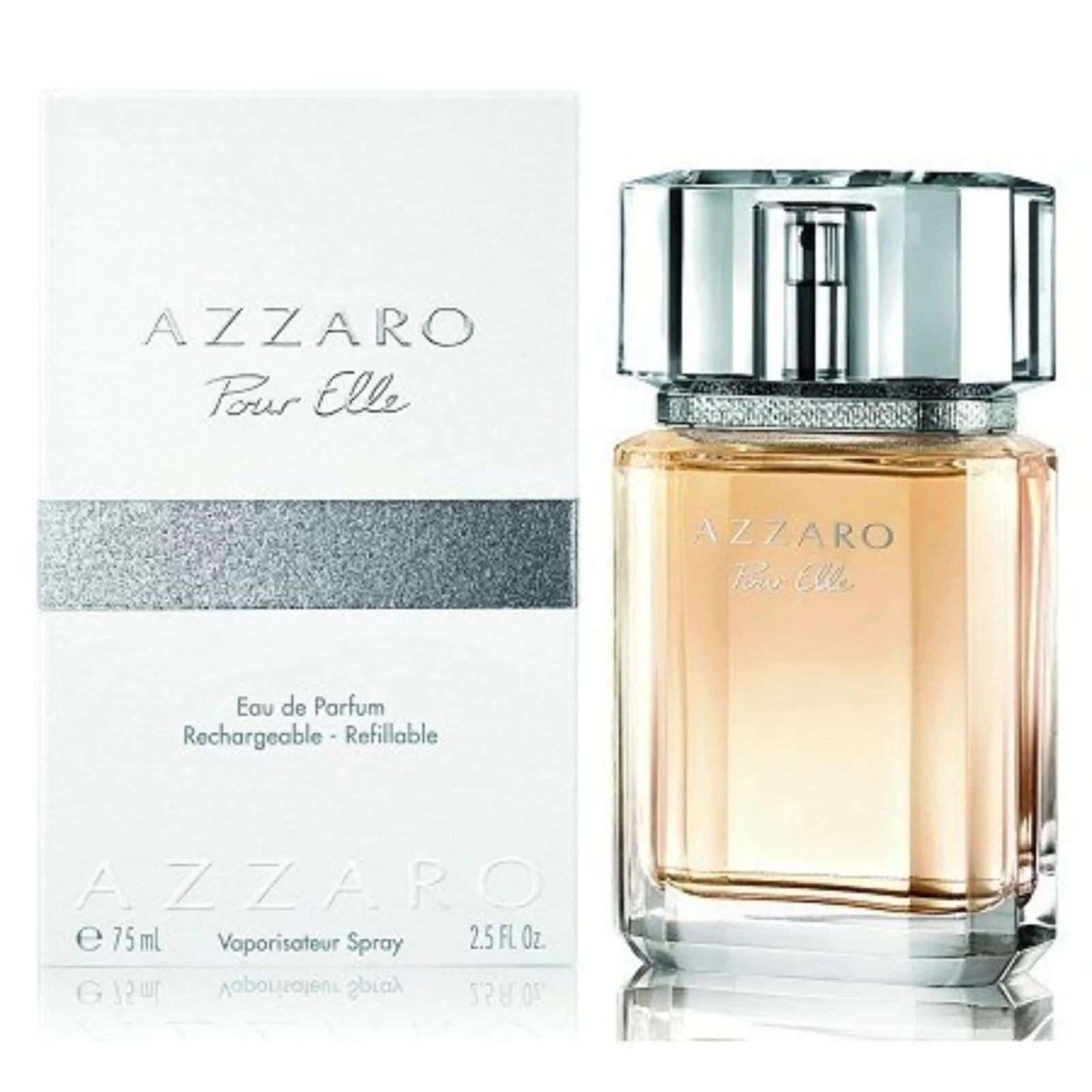 Azzaro POUR ELLE manufacturer bottle, linked from the supplied product catalogue.