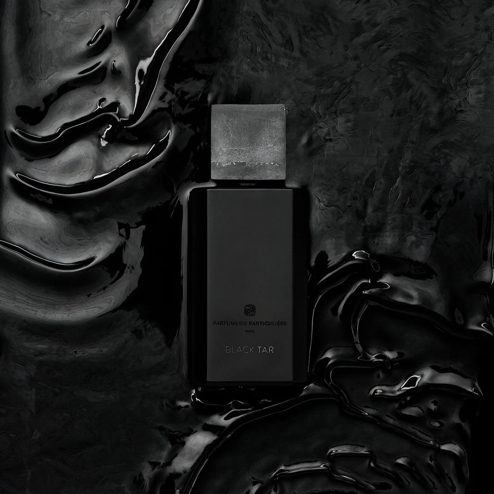Parfumerie Particuliere Black Tar manufacturer bottle, linked from the supplied product catalogue.