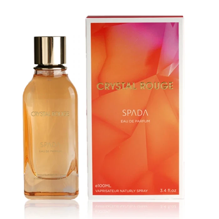 Spada Crystal Rouge manufacturer bottle, linked from the supplied product catalogue.