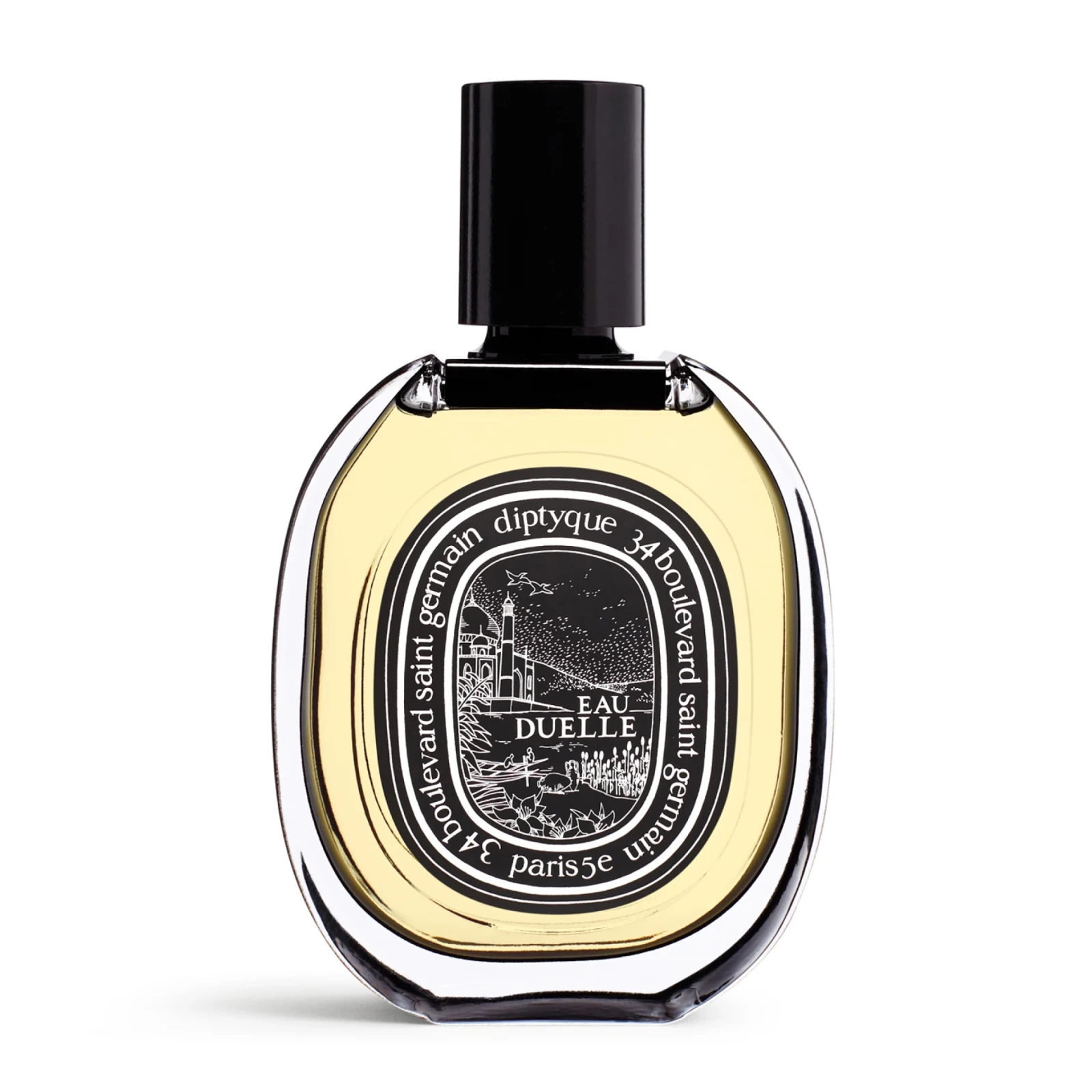 Diptyque Eau Duelle manufacturer bottle, linked from the supplied product catalogue.