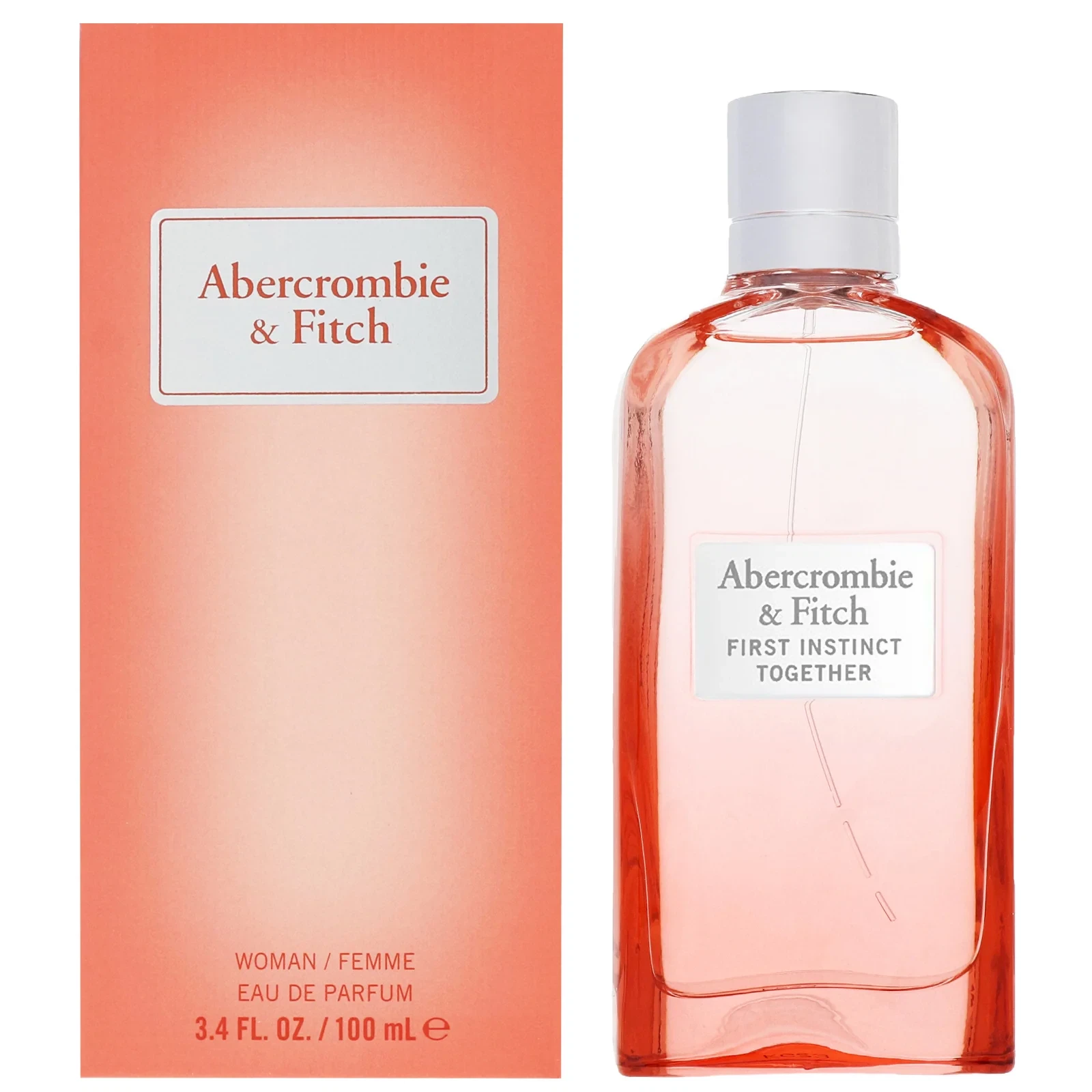 Abercrombie & Fitch First Instinct Together Women manufacturer bottle, linked from the supplied product catalogue.