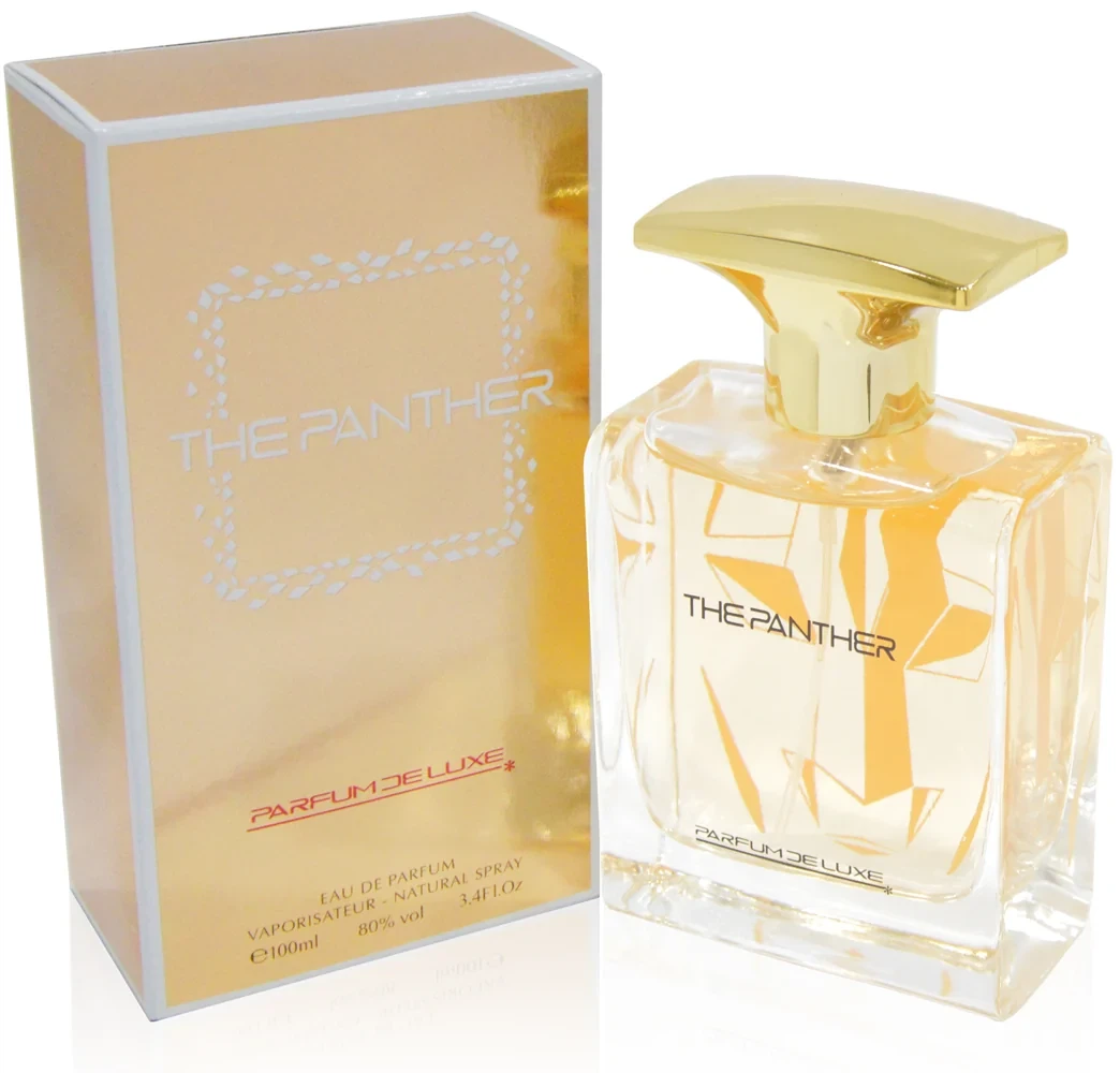 Parfum Deluxe The Panther manufacturer bottle, linked from the supplied product catalogue.