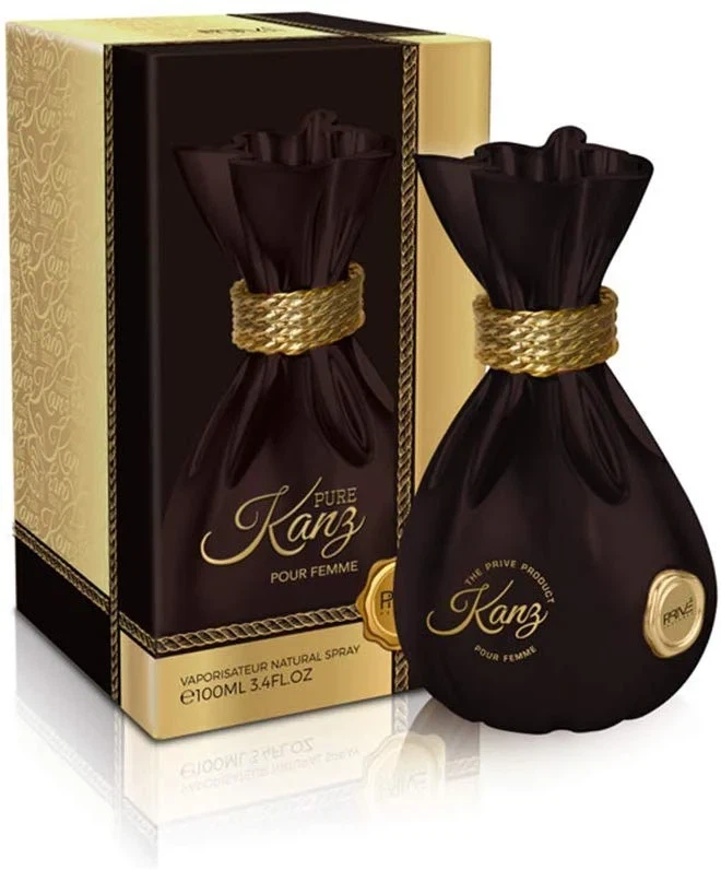 Emper Kenz Pure Pour Femme manufacturer bottle, linked from the supplied product catalogue.
