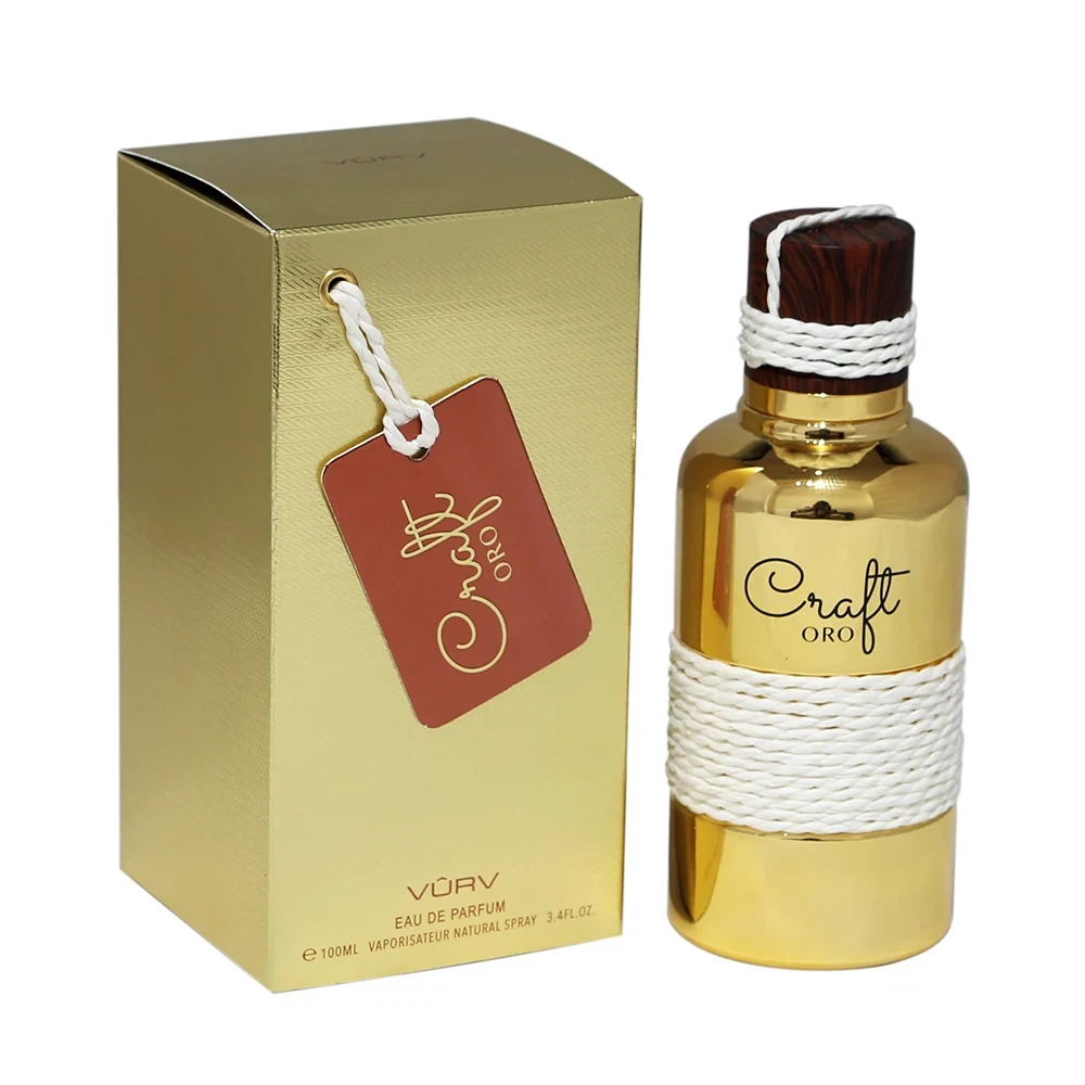 Vurv Craft Oro Water manufacturer bottle, linked from the supplied product catalogue.